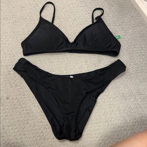 J. Crew Black Bikini Set